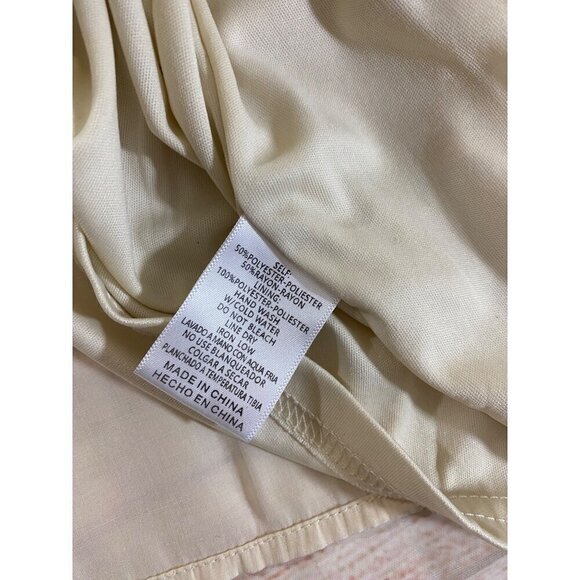 Listiele Women's Beige Bohemian Gypsy Puff Sleeve Maxi Dress - Medium - Picture 15 of 15